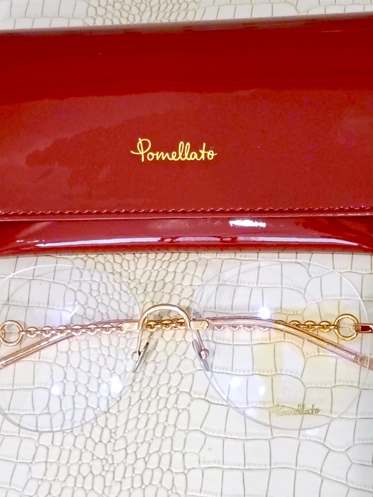 Brand New Nib Pomellato Pm0103o Optical Frames W/ Clear Lenses